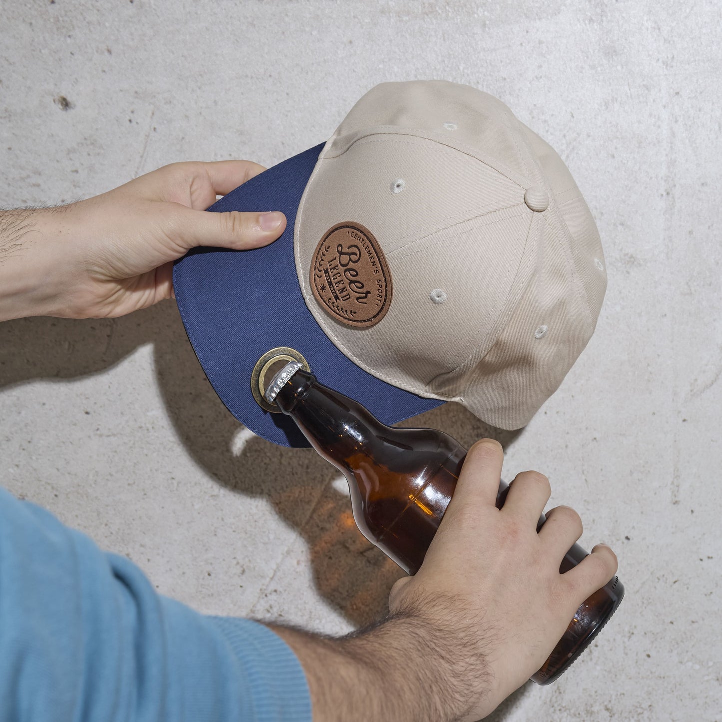 CASQUETTE BEER LEGEND BEIGE