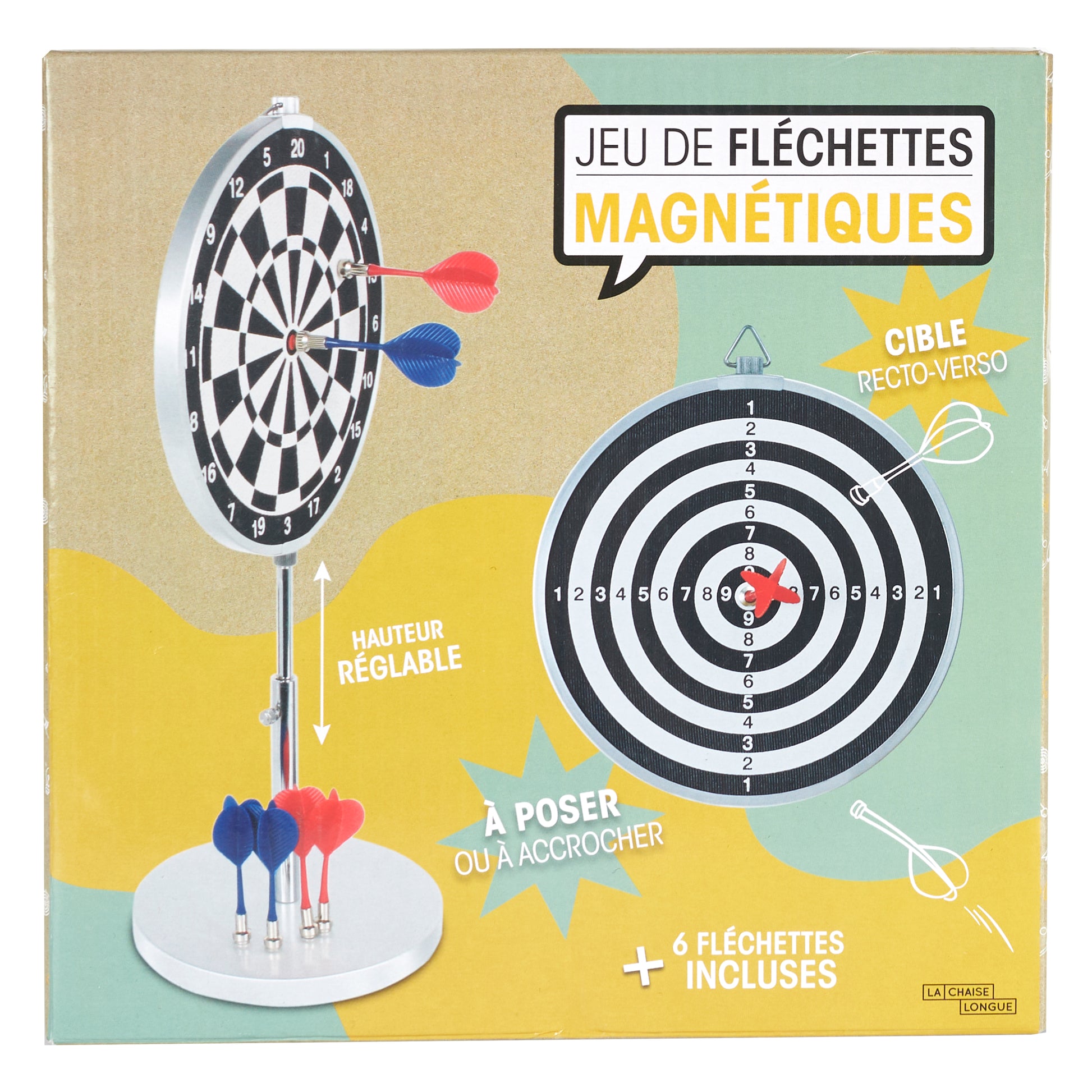 Tableau de fléchettes magnétique, jeux de fléchettes extérieurs