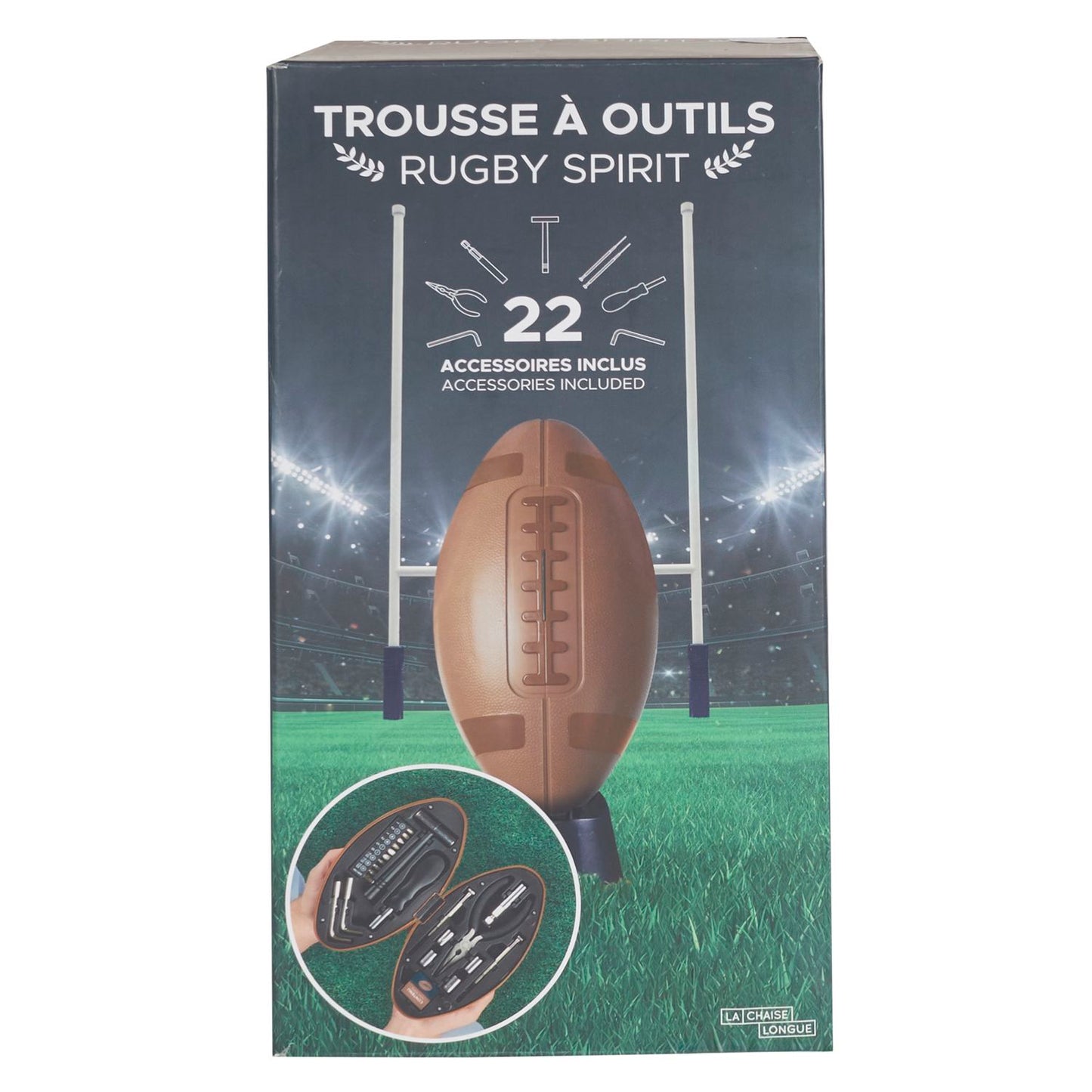 TROUSSE A OUTILS BALLON DE RUGBY