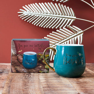 MUG MYSTERY FOREST BUTTERFLIES EMERAUDE