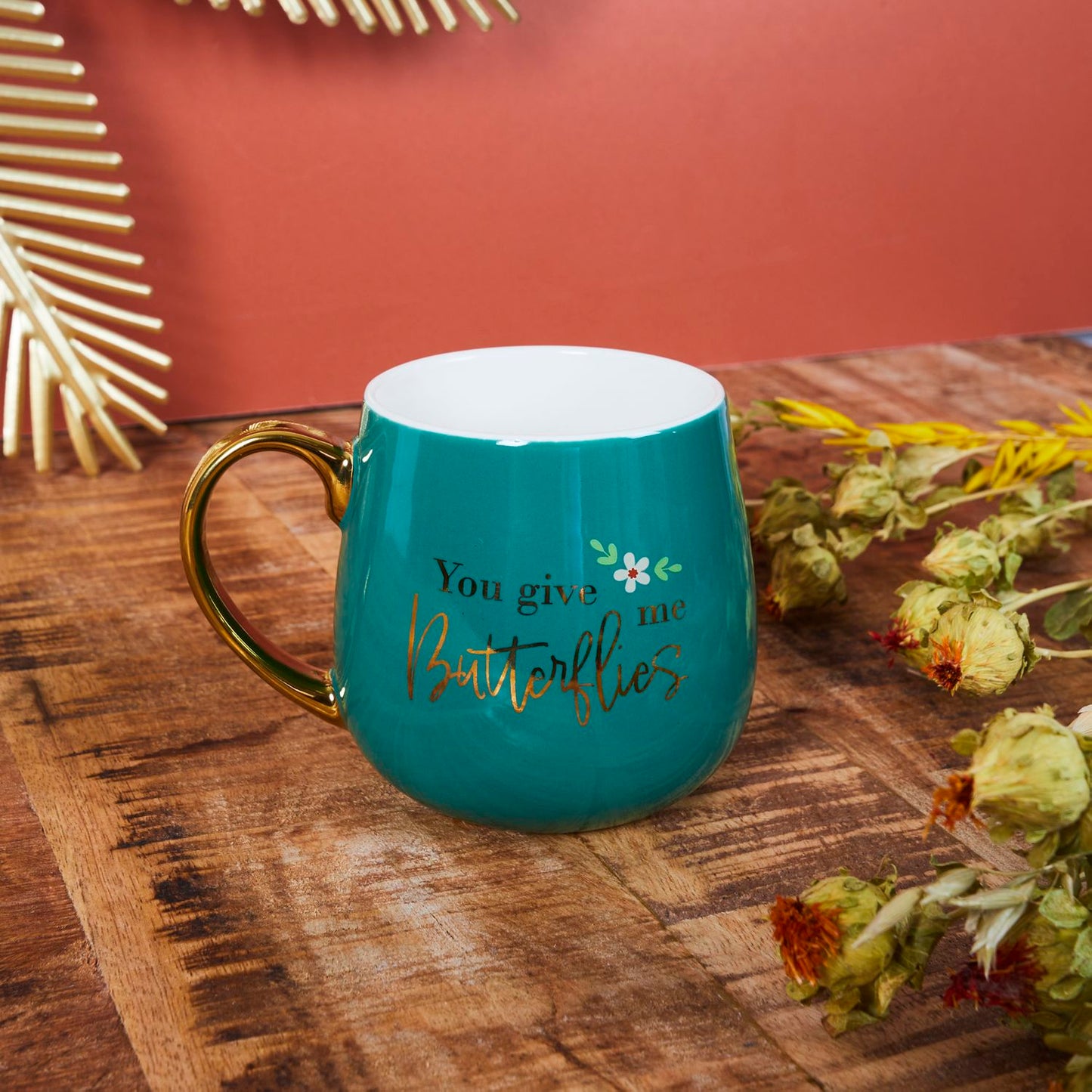 MUG MYSTERY FOREST BUTTERFLIES EMERAUDE