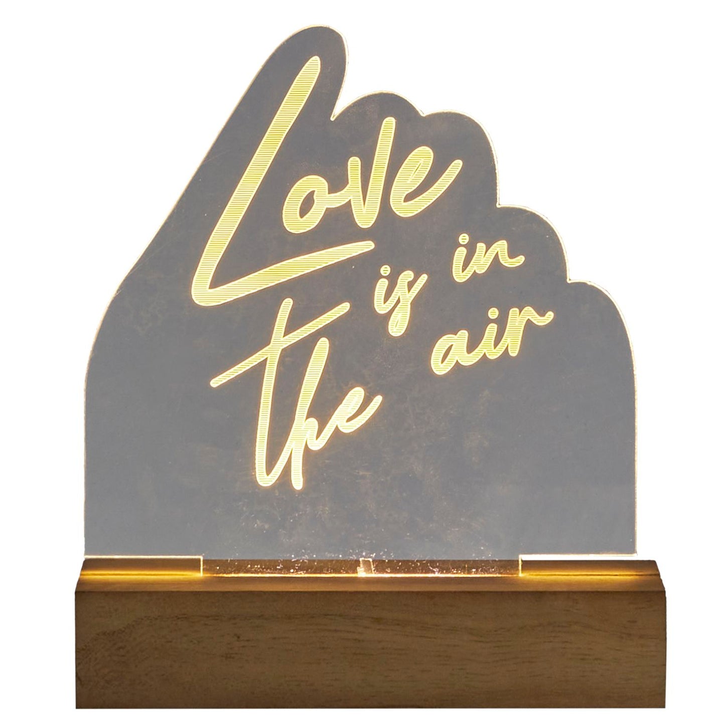 LAMPE LED LOVE IS IN THE AIR