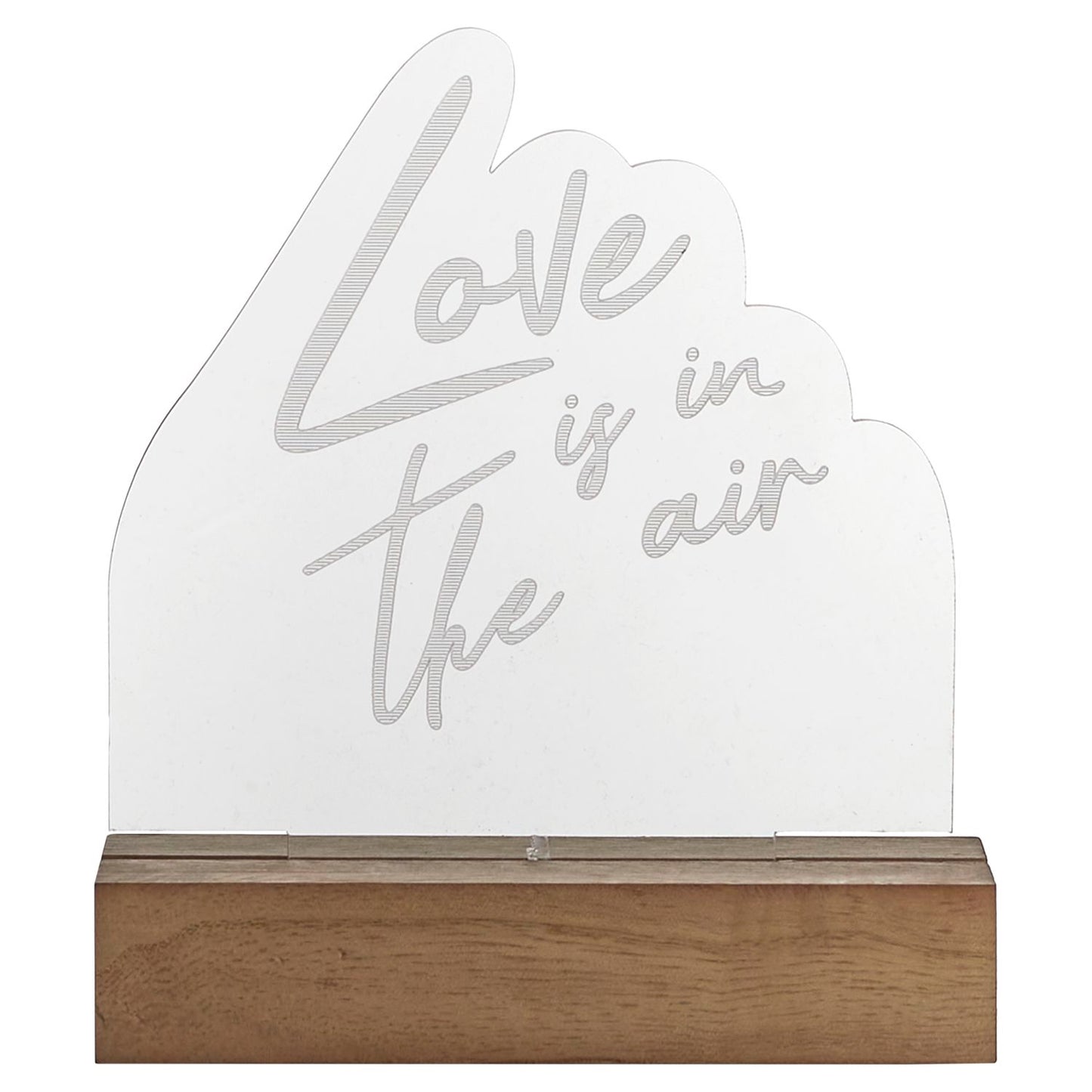 LAMPE LED LOVE IS IN THE AIR