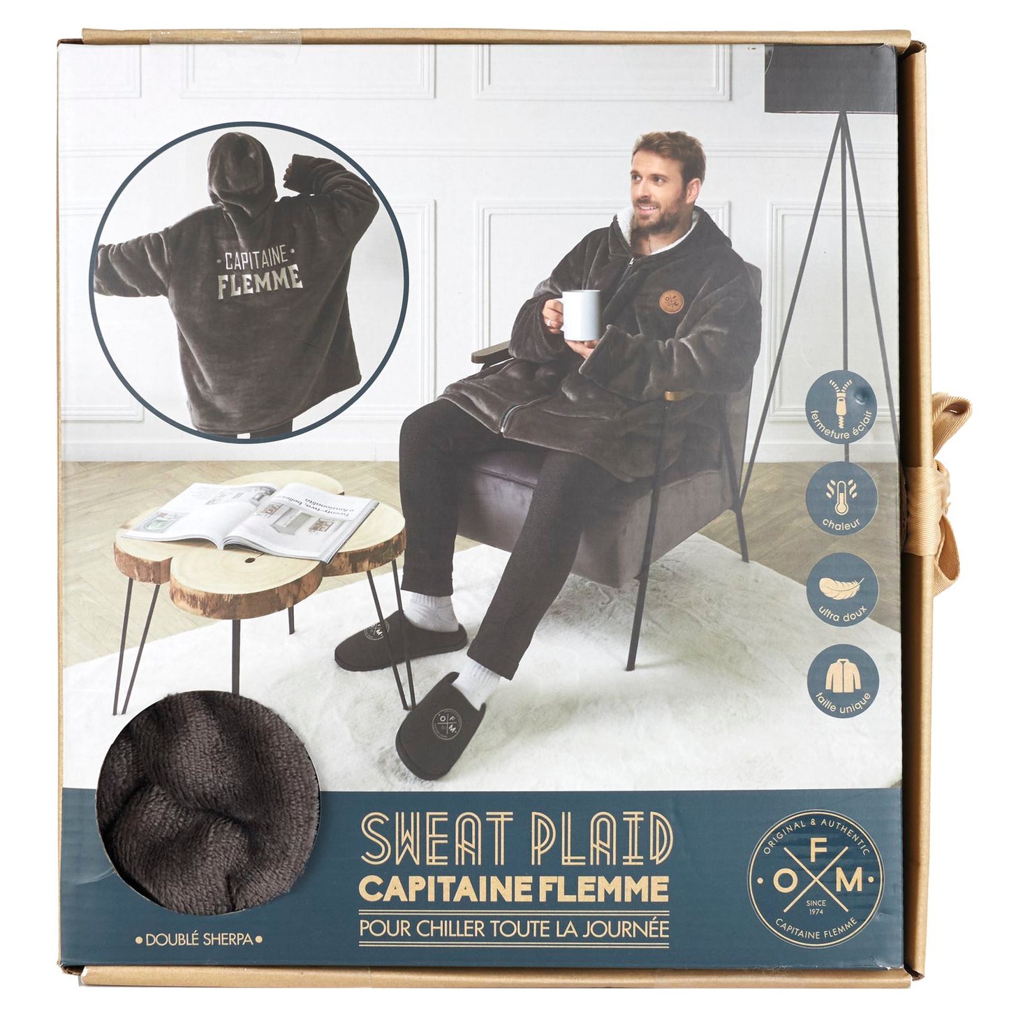 SWEAT PLAID CAPITAINE FLEMME