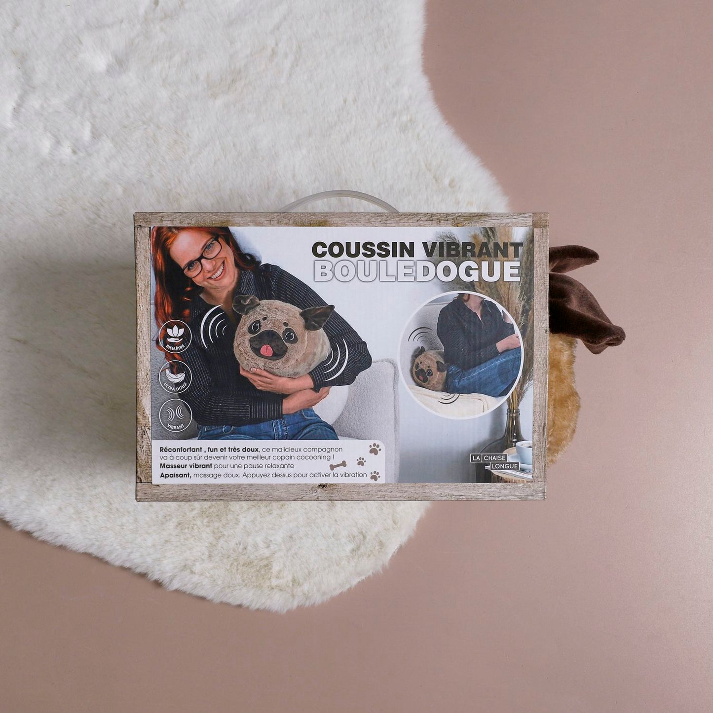 COUSSIN VIBRANT BOULEDOGUE