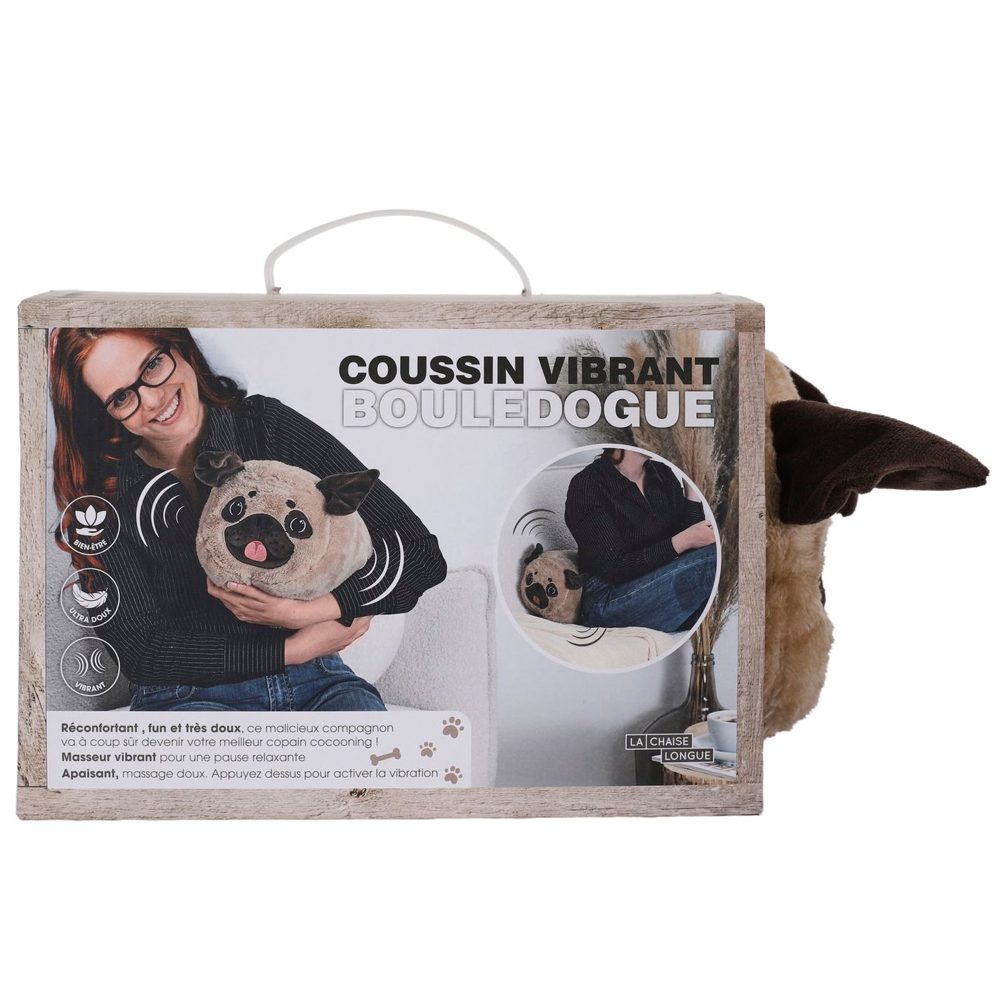 COUSSIN VIBRANT BOULEDOGUE