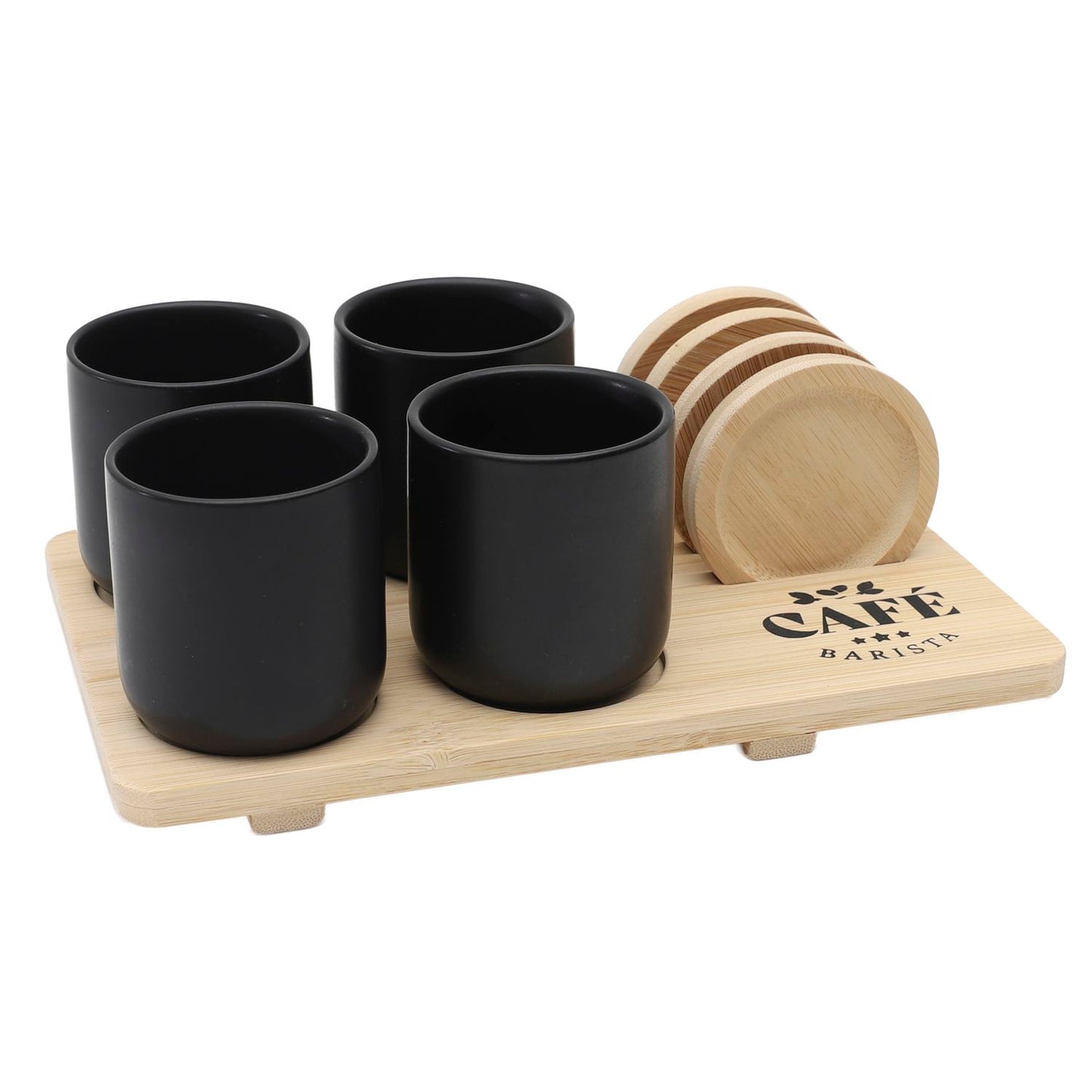 COFFRET DE 4 TASSES A CAFE BARISTA