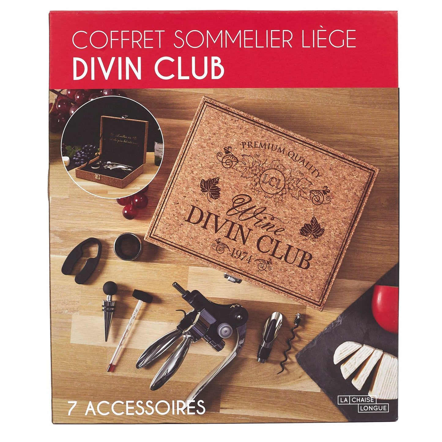 COFFRET SOMMELIER LIEGE 7 PCS