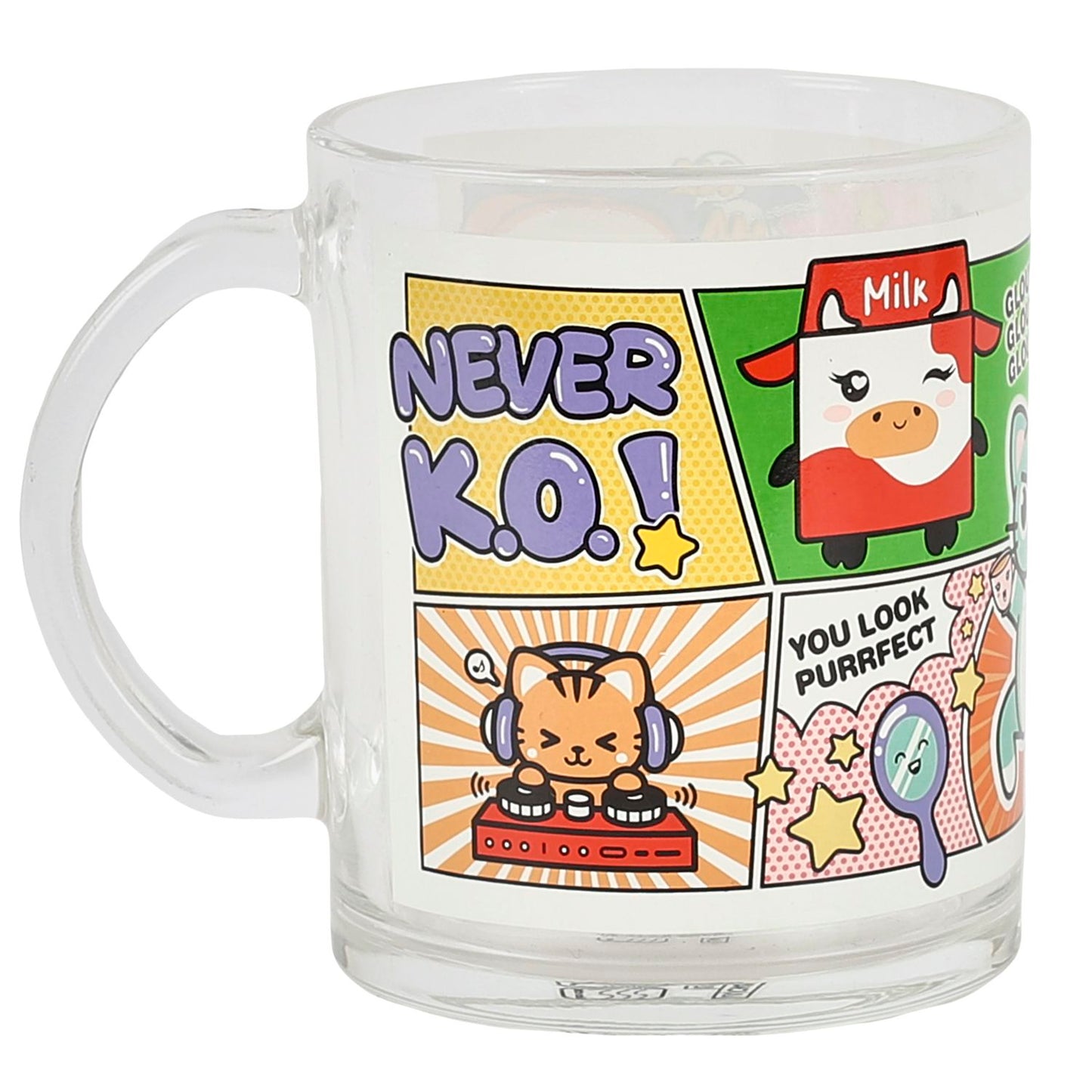 MUG VERRE BD KAWAII