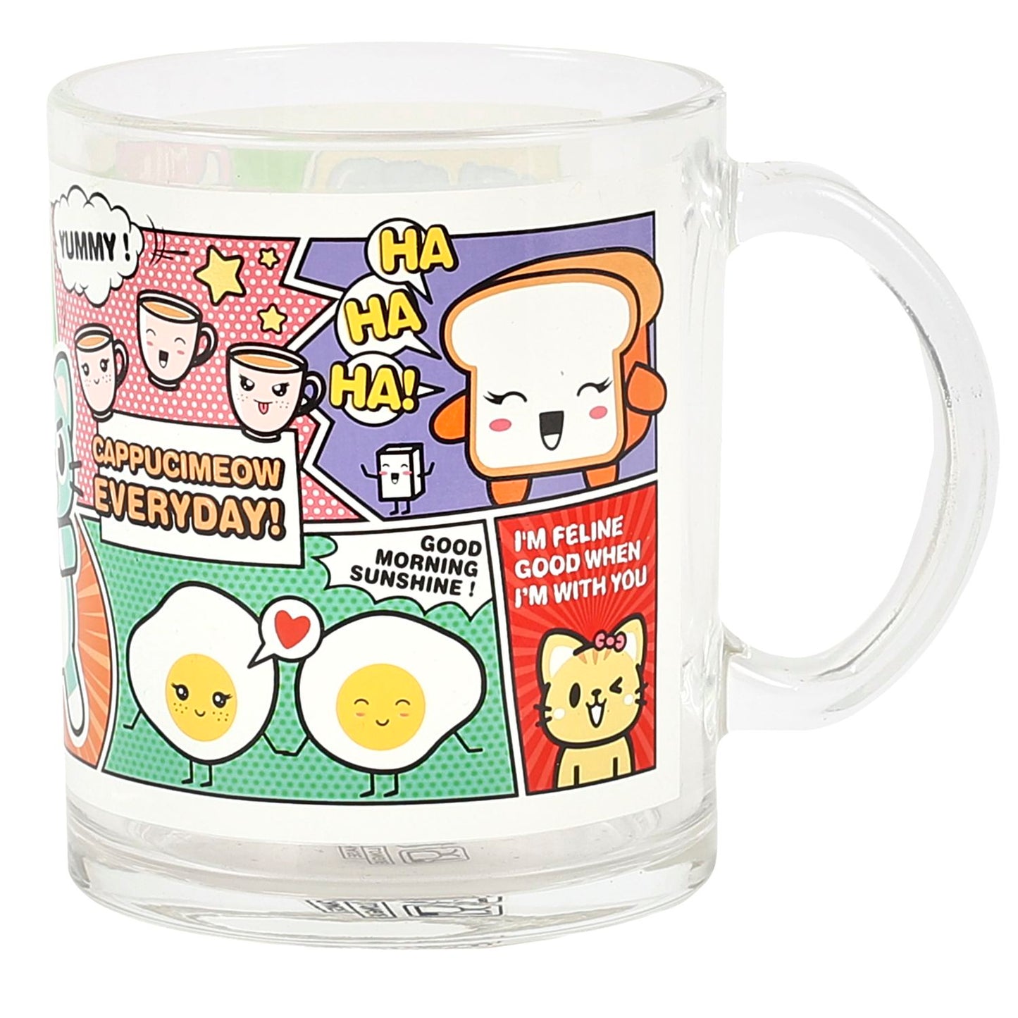 MUG VERRE BD KAWAII