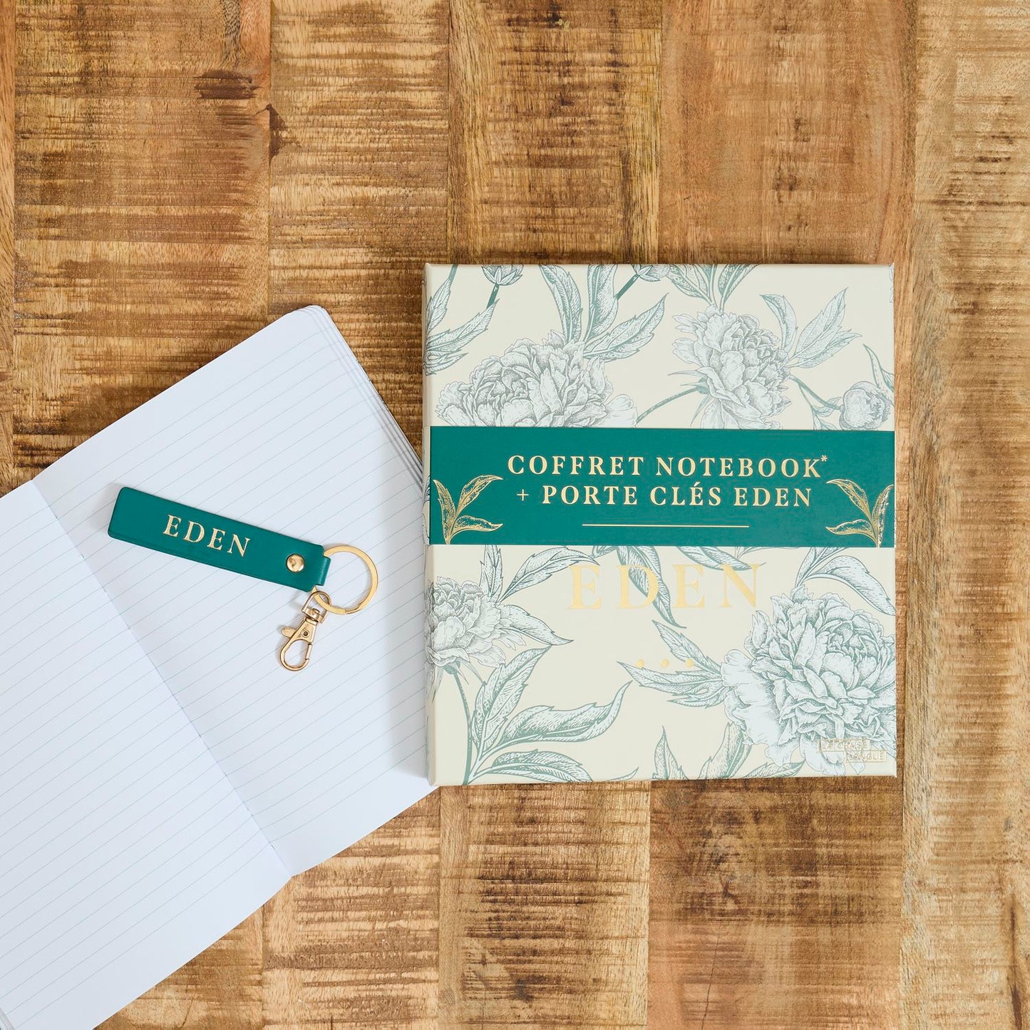 COFFRET NOTEBOOK JARDIN D'EDEN