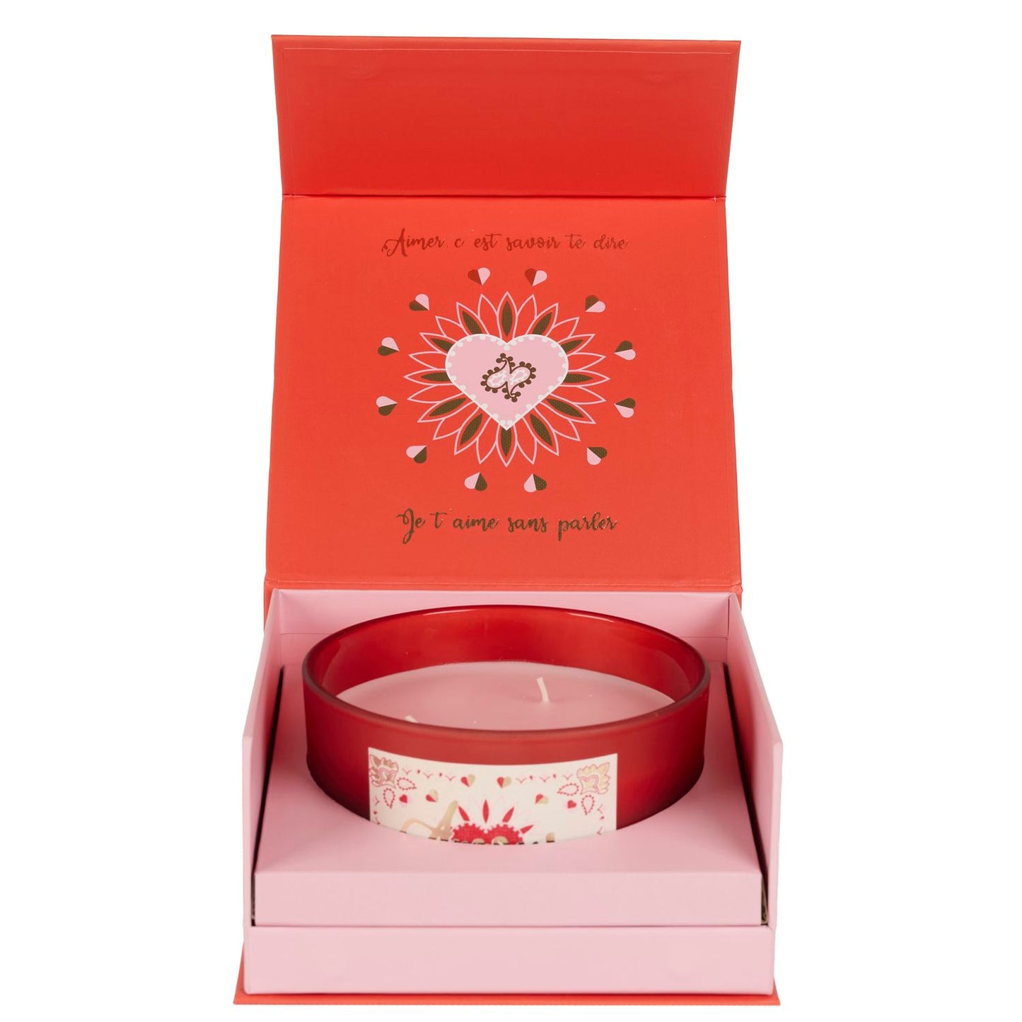 COFFRET BOUGIE 3 MECHES AMOUR