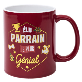 MUG PARRAIN LE PLUS GENIAL