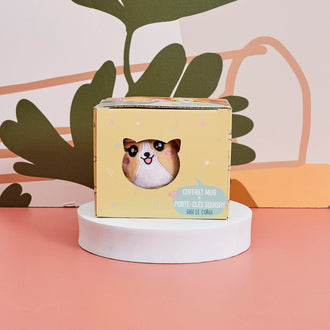 MUG ET PORTE CLES SQUISHY CORGI