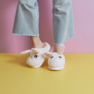 CHAUSSONS LAPIN OREILLES QUI BOUGENT KAWAII