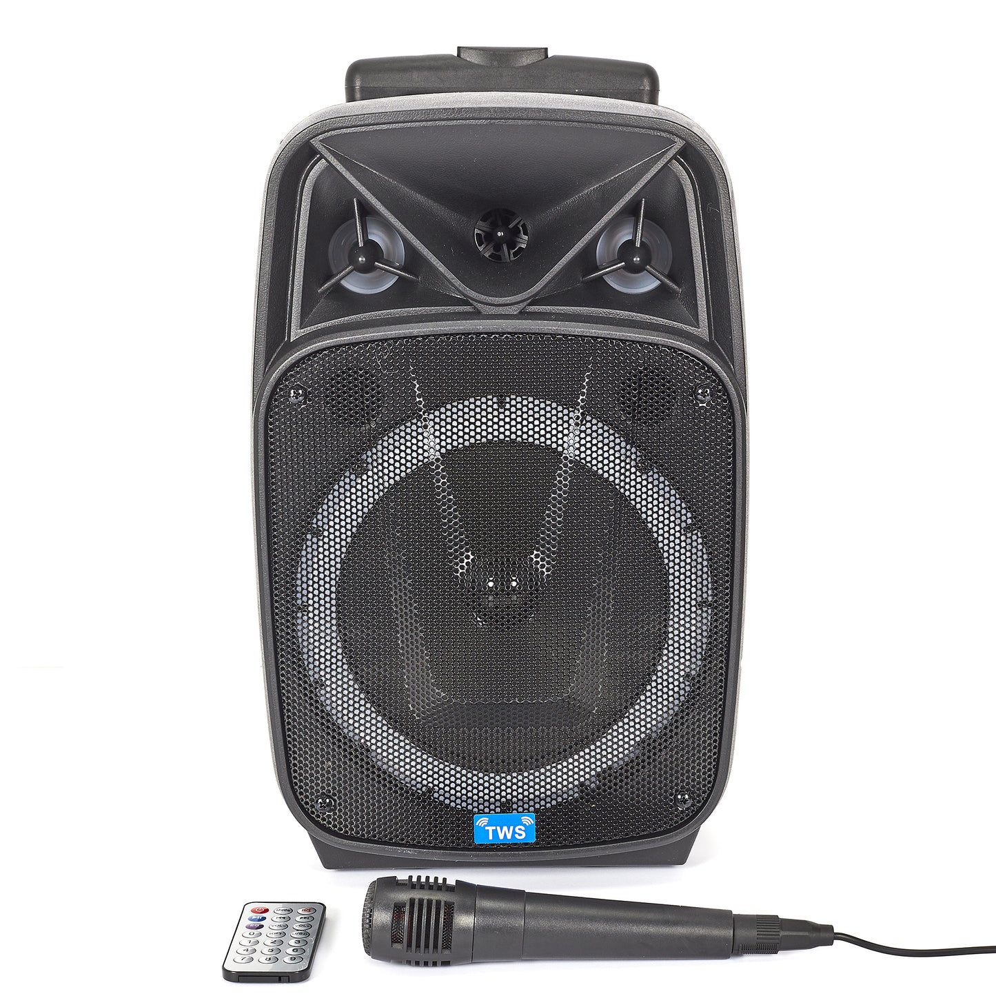 ENCEINTE BT VALISE 2 MICROS KARAOKE