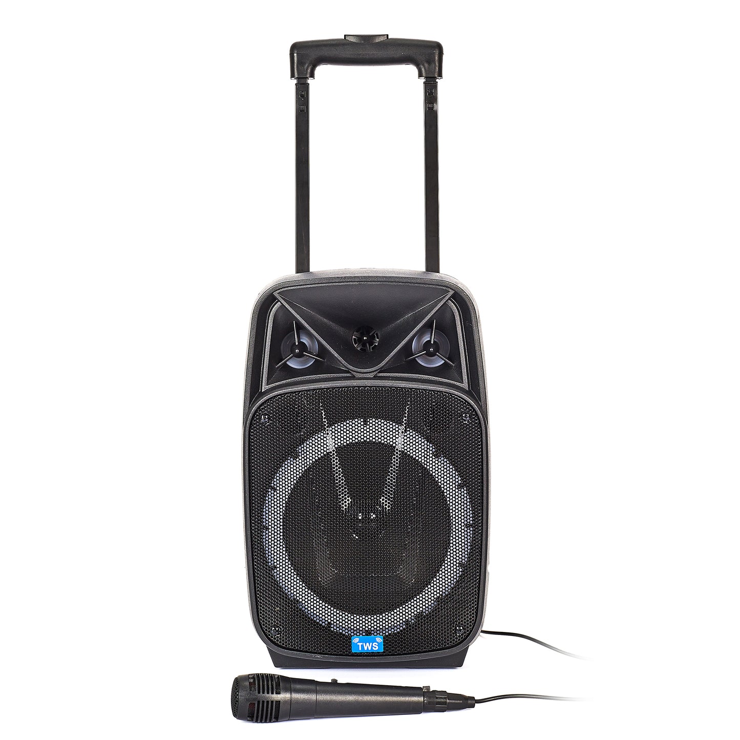 ENCEINTE BT VALISE 2 MICROS KARAOKE