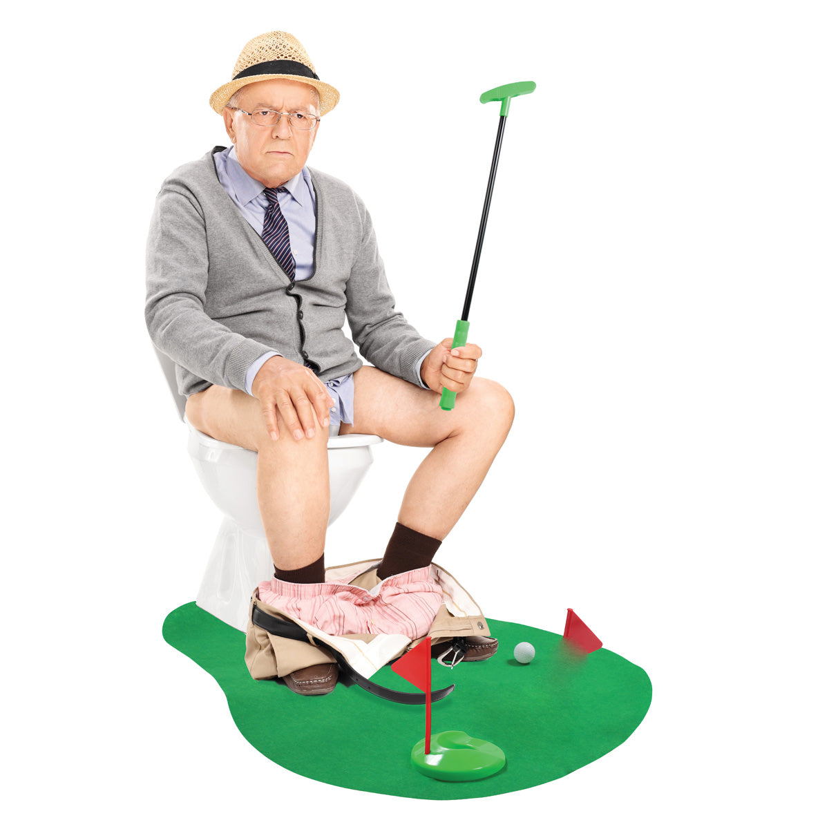 Jeu de golf miniatures - articles de toilette - ensemble de jeu