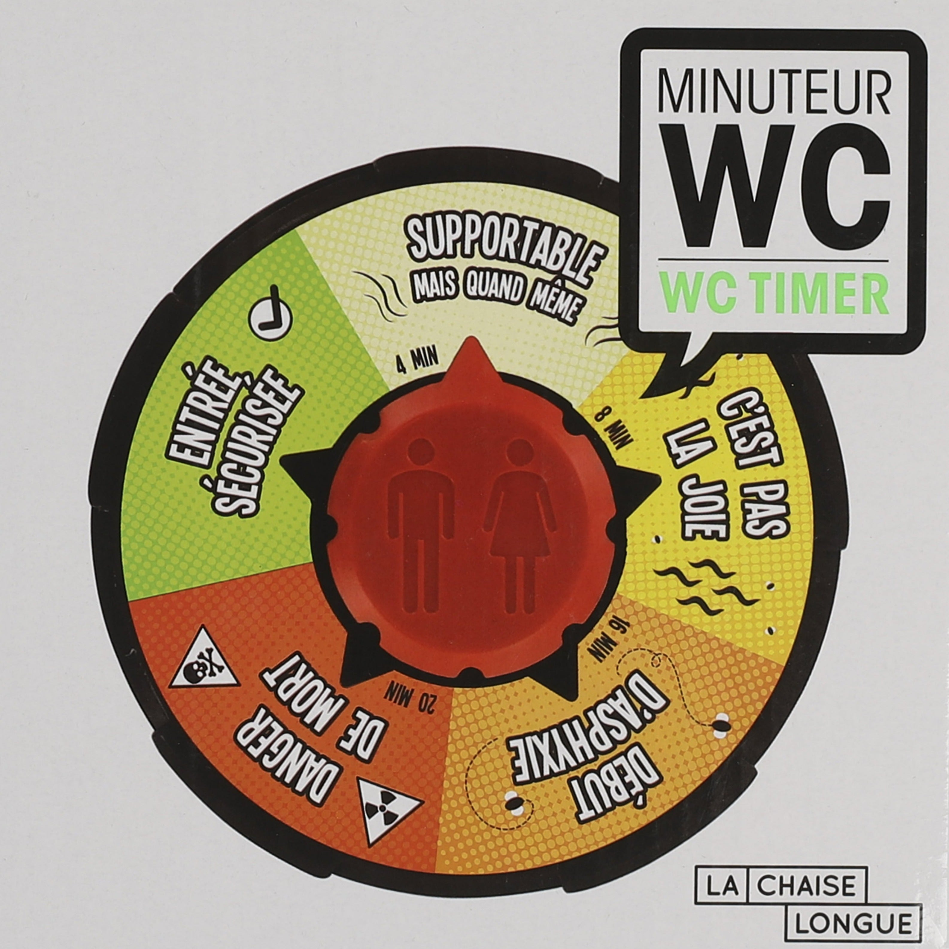 Paris Prix - Jeu Minuteur Wc 4 Niveaux 10cm Noir à Prix Carrefour